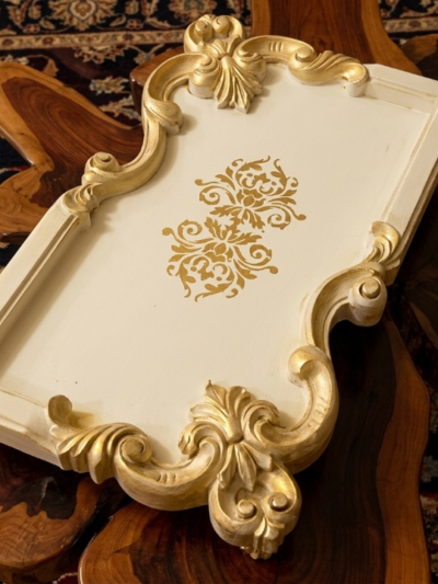 Carved Coffee Table Tray