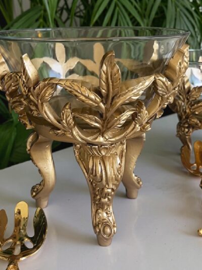 Vintage Leaf Serving Bowls