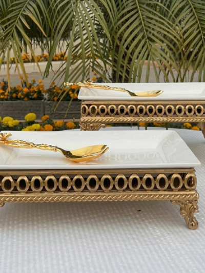 Ring Border Rectangular Risers