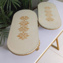 Sleek Oval Table Risers