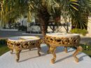 Victorian Round Table Riser With Platter